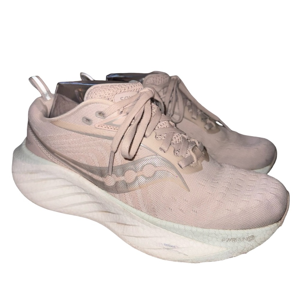 Saucony Triumph Running Shoes 7.5 PWRRUN PB Cushioned thick sole Neutral Trainer - Picture 2 of 8